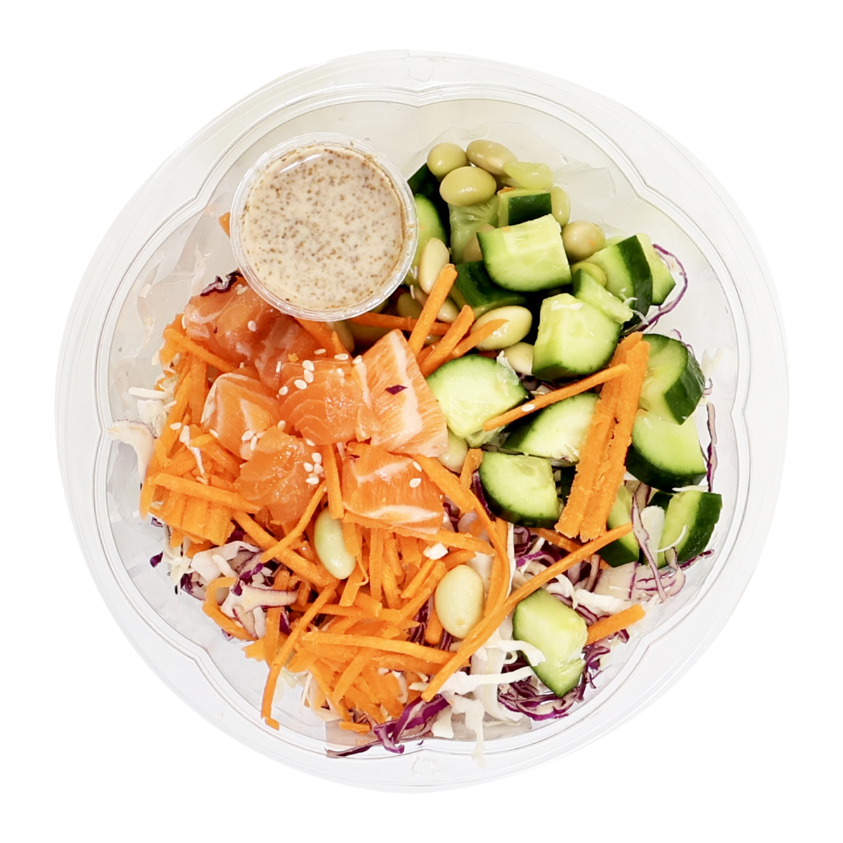 Harris Farm Salad Poke Bowl Salmon 300g