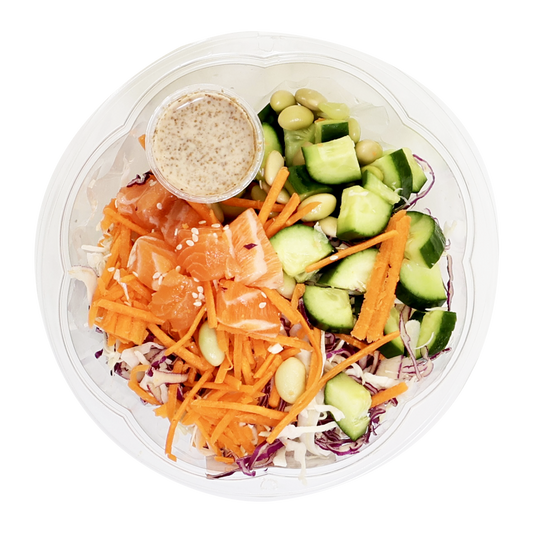 Harris Farm Salad Poke Bowl Salmon 300g