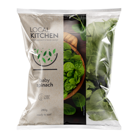 Local Kitchen Baby Spinach 280g