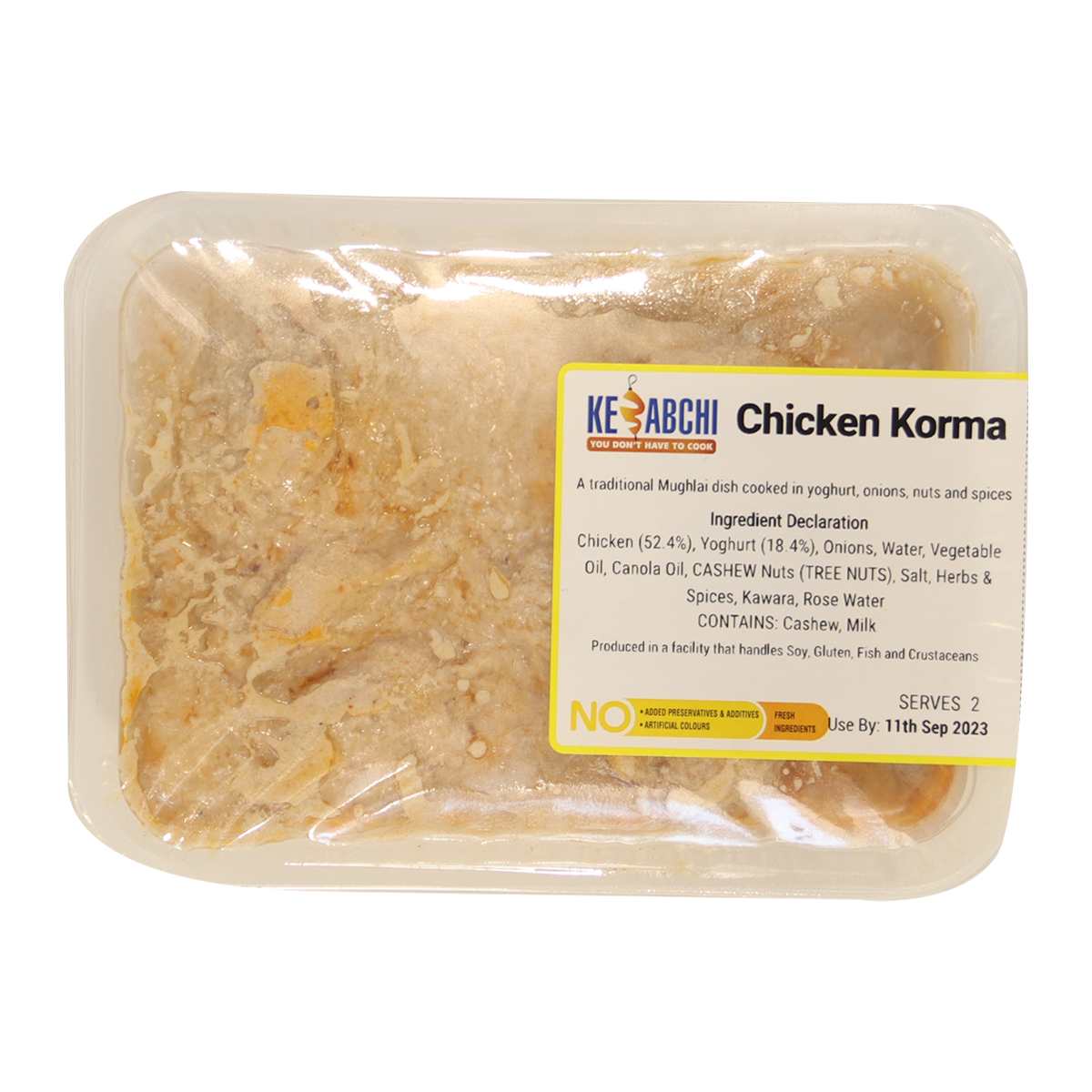 Kebabchi Chicken Korma Curry 350g