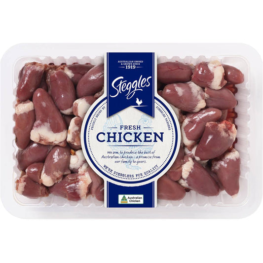 Steggles Chicken Hearts 500g