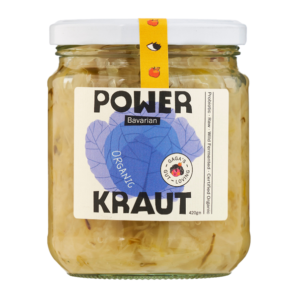 Gaga's Organic PowerKraut Bavarian 450g