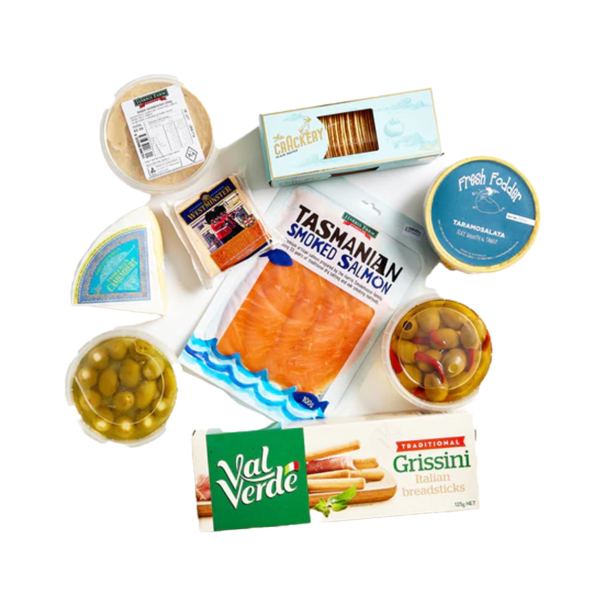 Entertaining Bundle with Cheese and Smoked Salmon