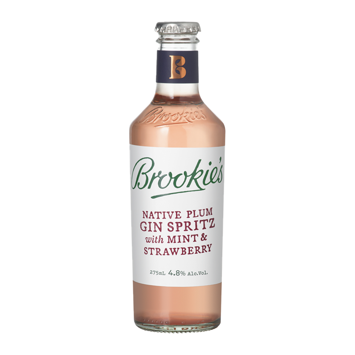 Brookie's Gin Spritz Native Plum with Mint and Strawberry 16 x 275ml