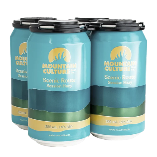 Mountain Culture Scenic Route Hazy Pale Ale 4x355ml