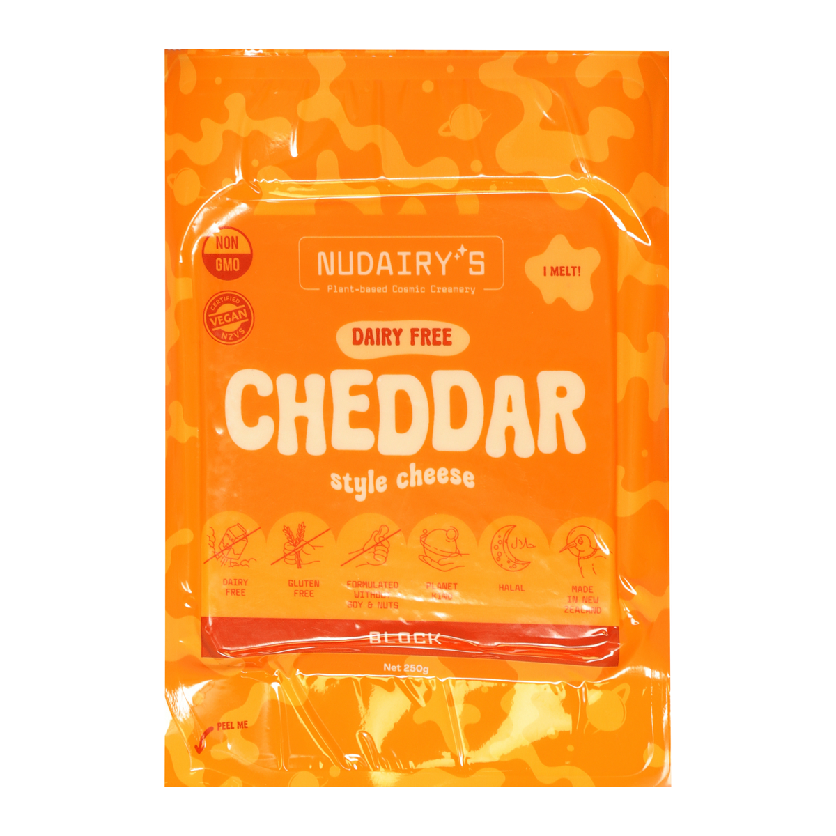 Nudairy's Cheddar Block 250g