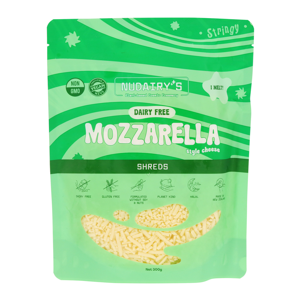 Nudairy's Shredded Mozzarella 300g