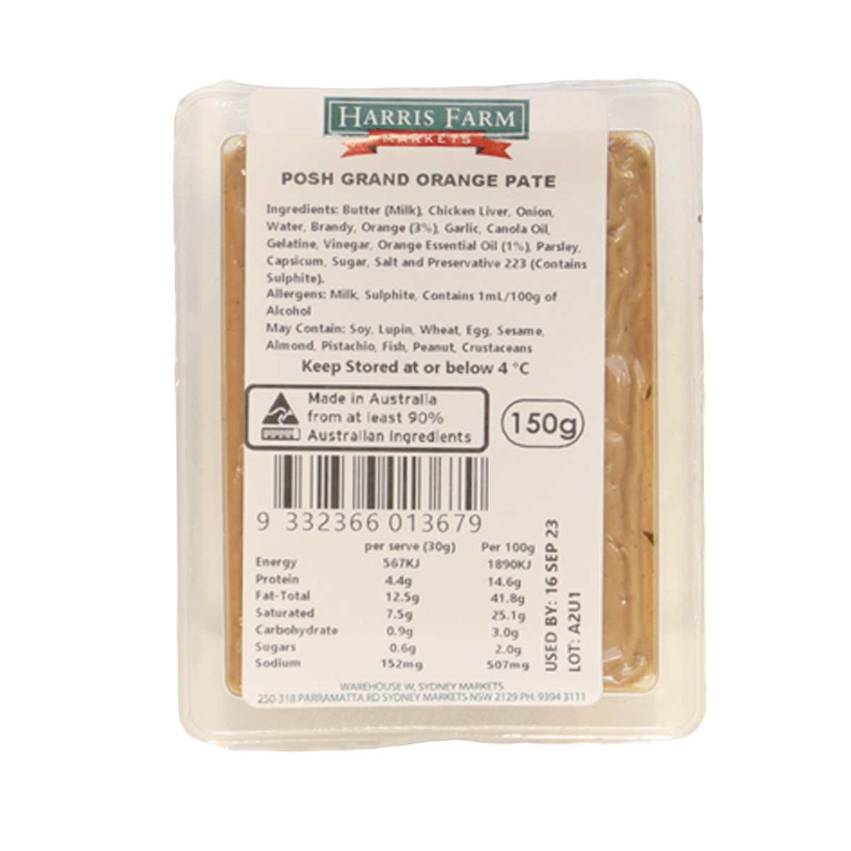 Posh Foods Grand Orange Pate 150g