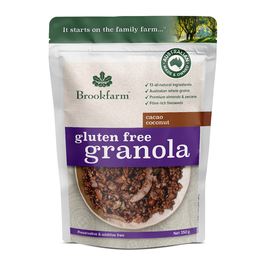 Brookfarm Gluten Free Granola Cacao and Coconut 350g