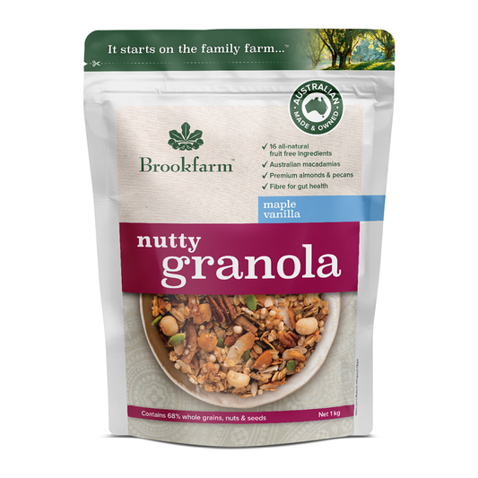 Brookfarm Nutty Granola Maple Vanilla 1kg