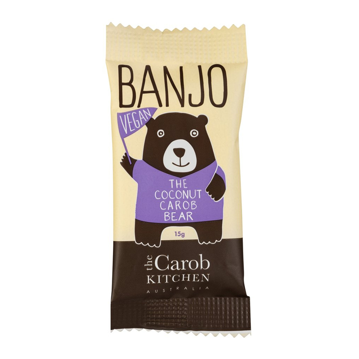 The Carob Kitchen Banjo Vegan Coconut Bear 15g