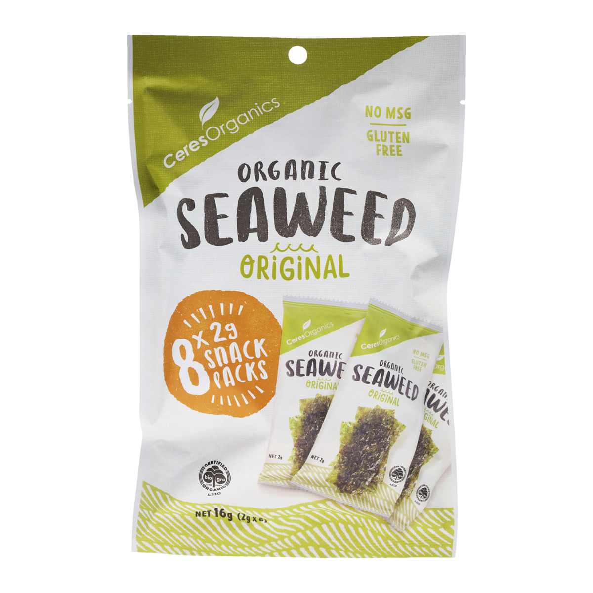 Ceres Organic Seaweed Original 8x2g