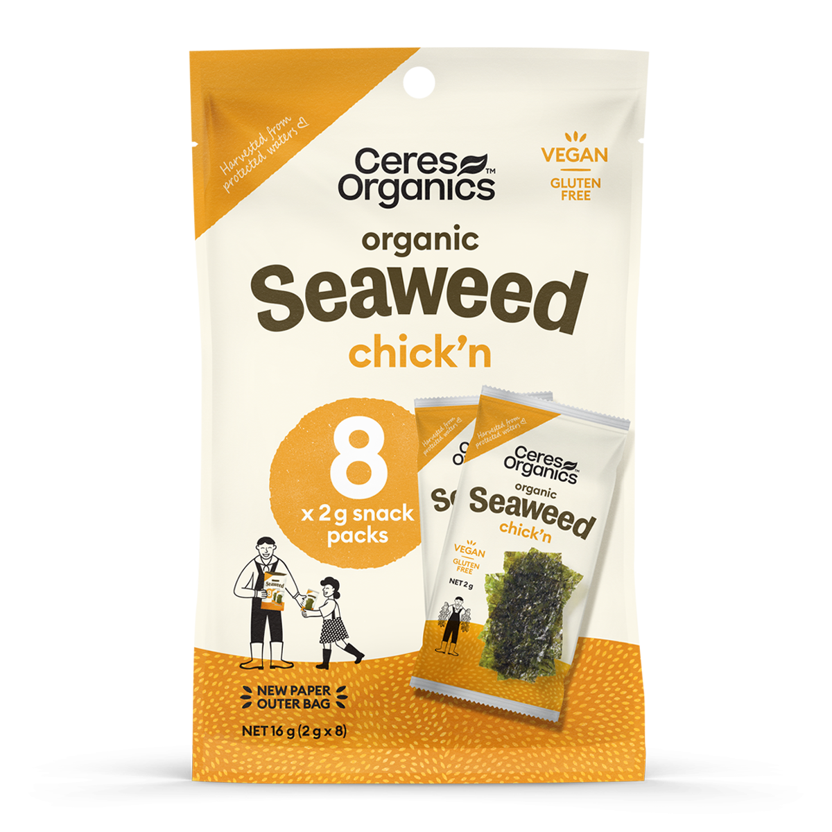 Ceres Organic Seaweed Chicken 8x2g