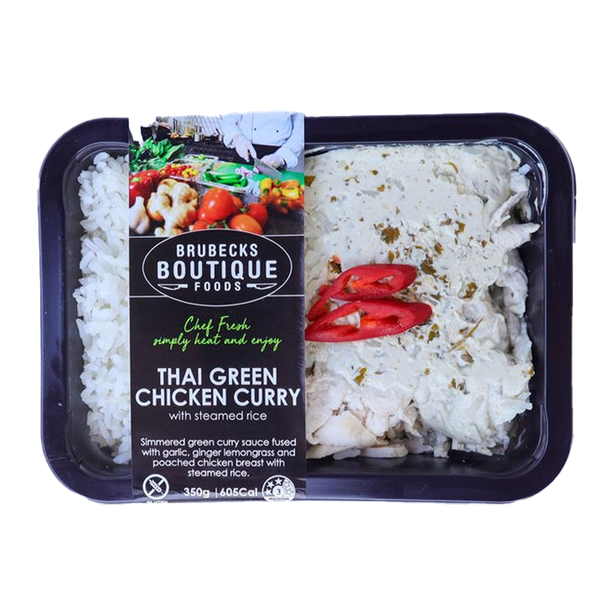 Brubecks Boutique Foods Thai Green Curry 350g