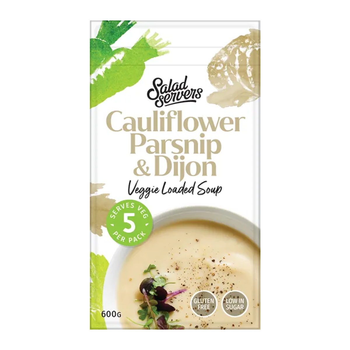 The Salad Servers Soup Cauliflower, Parsnip and Dijon 600g