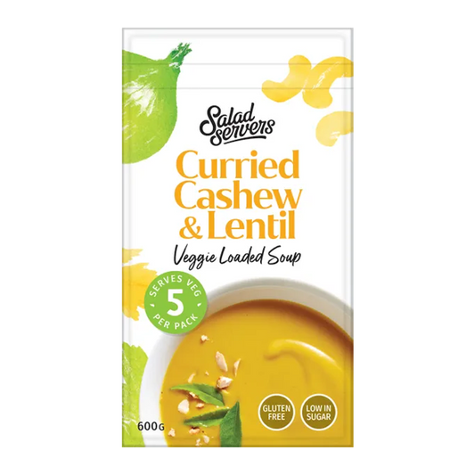 The Salad Servers Soup Curried Cashew and Lentil 600g