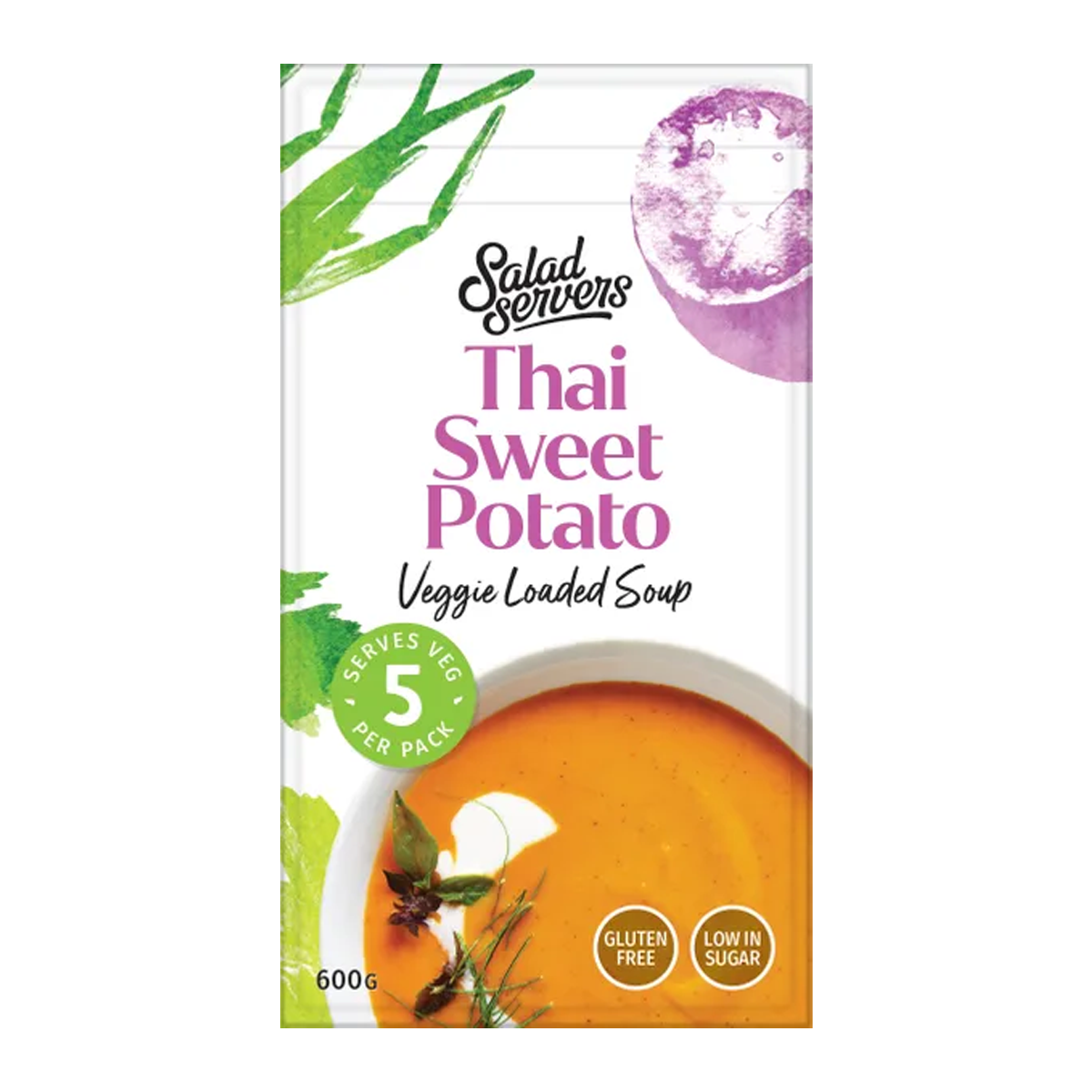 The Salad Servers Soup Thai Sweet Potato and Coconut 600g