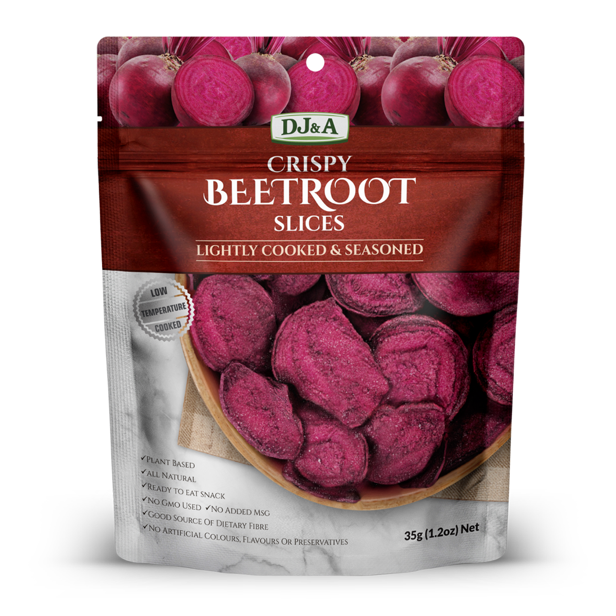 DJ&A Crispy Beetroot Slices 35g