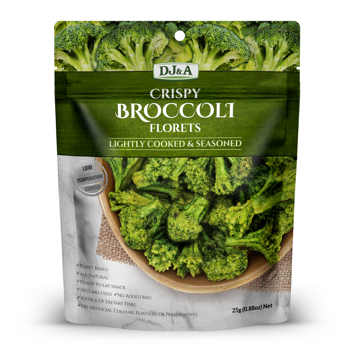 DJ&A Crispy Broccoli Florets 25g