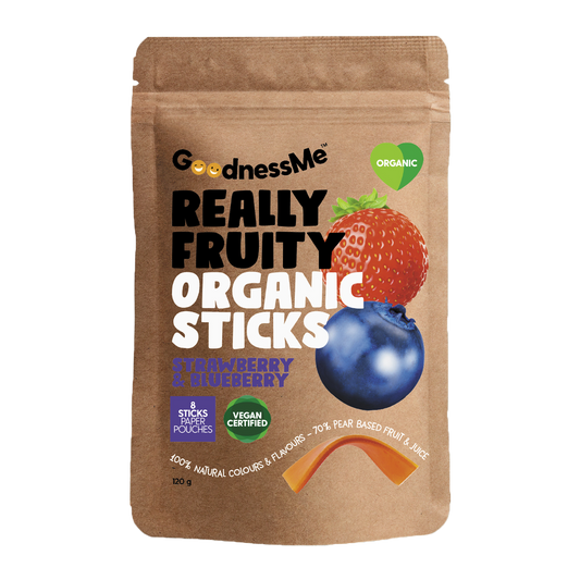 Goodness Me Organic Fruit Stick Strawberry & Blueberry 120g