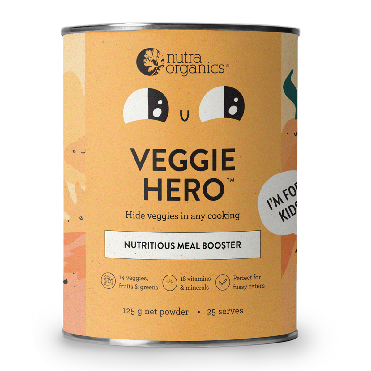 Nutra Organics Veggie hero 125g