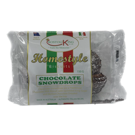 Crostoli King Chocolate Snow Drops 150g