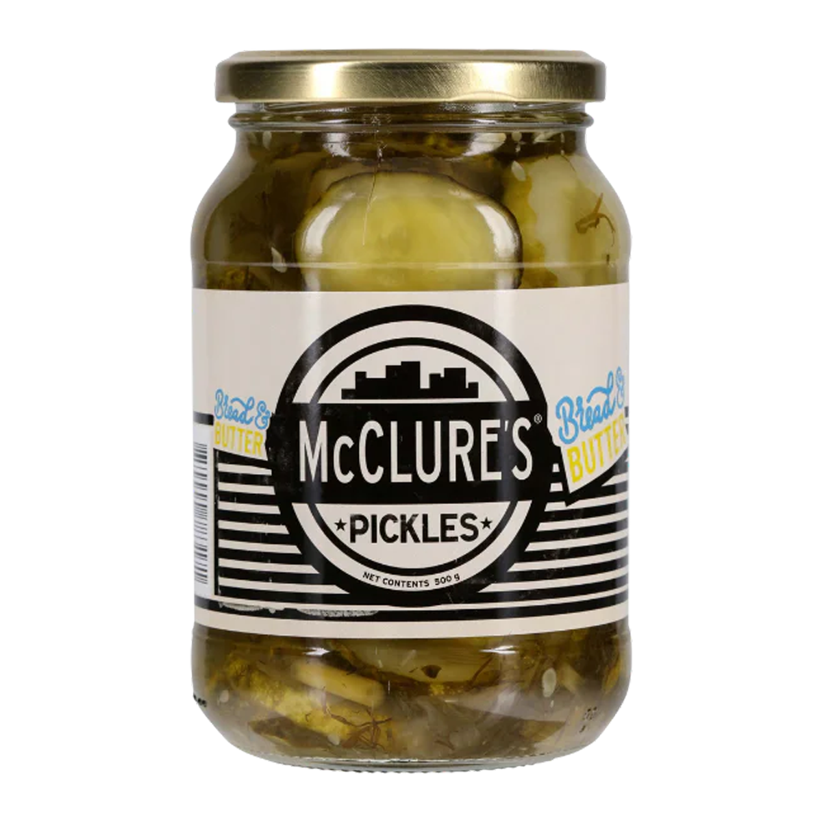 McClure's Bread & Butter Crinkle Cut Pickles 500g