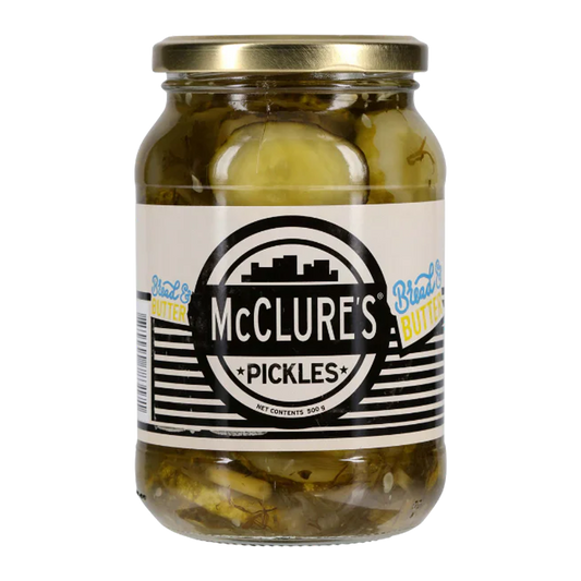 McClure's Bread & Butter Crinkle Cut Pickles 500g