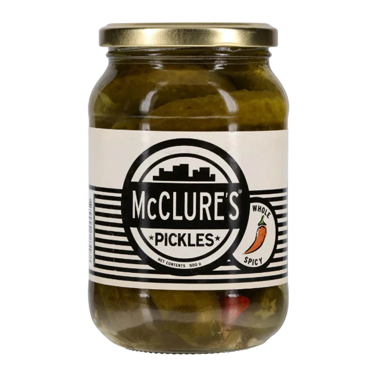 McClure's Spicy Whole Pickles 500g