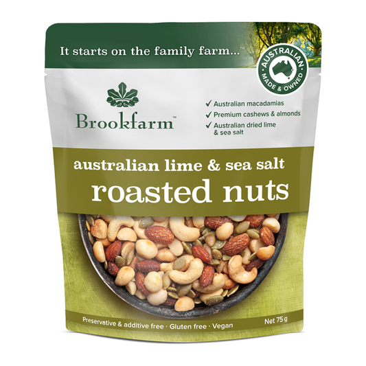 Brookfarm Roasted Nuts Australian Nuts & Sea Salt 75g