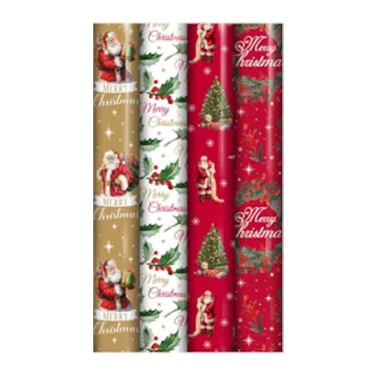 Eurowrap Gift Wrap Traditional Christmas 4m