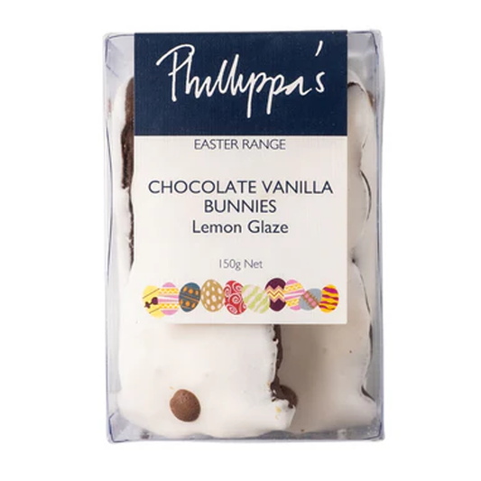 Phillipa's Chocolate Vanilla Bunnies 150g