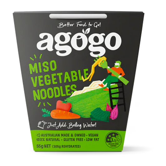 Agogo Miso Vegetable Noodles 80g