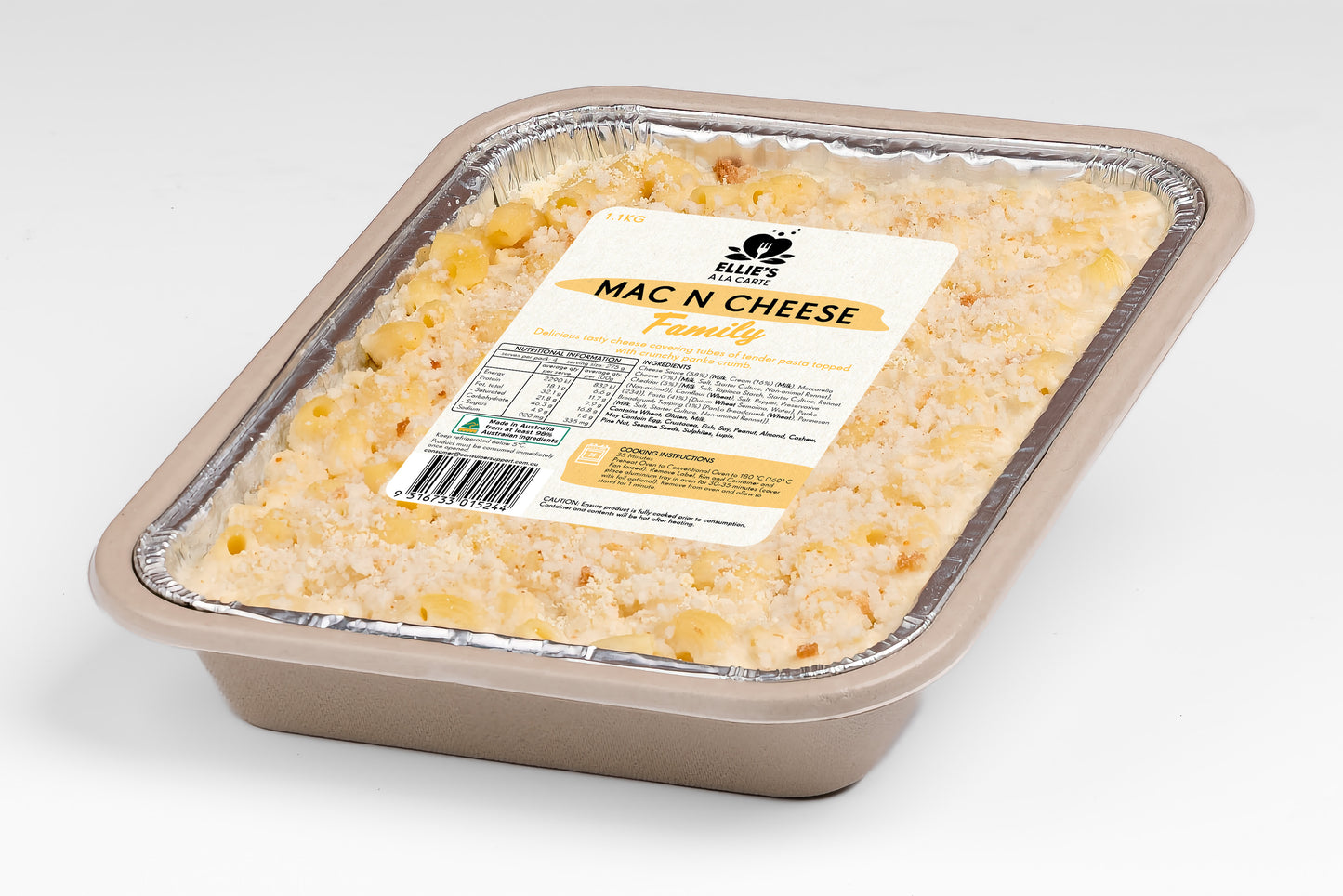 Ellies Ala Carte Mac and Cheese 1kg