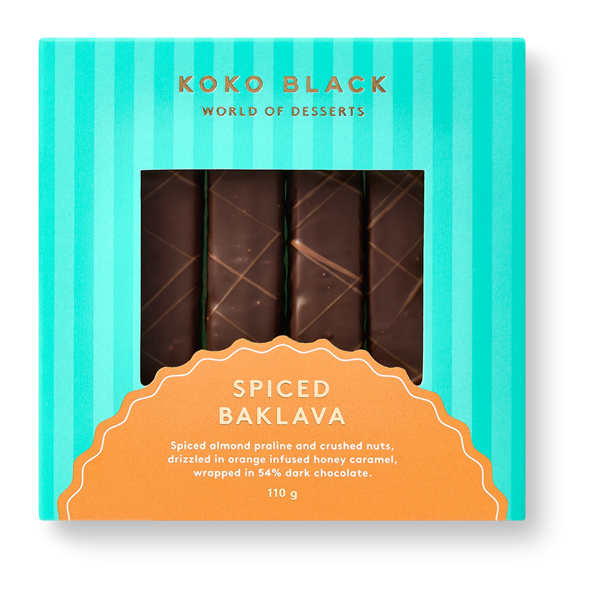 Koko Black Spiced Baklava Bars 110g