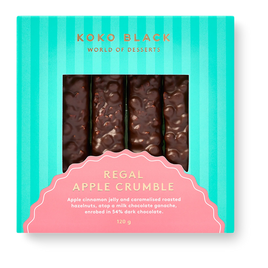 Koko Black Regal Apple Crumble Bars 120g