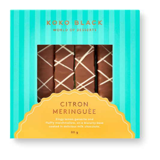 Koko Black Citron Meringue Bars 80g