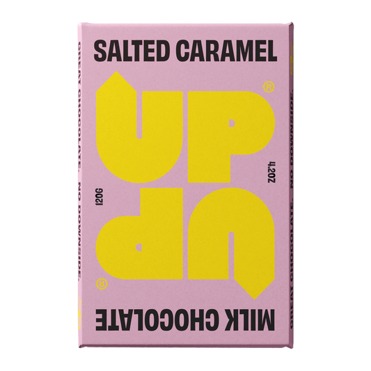 Up-Up Milk Chocolate Bar Salted Caramel 130g