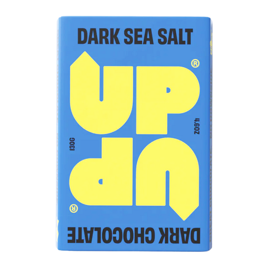 Up Dark Chocolate Bar Sea Salt 130g