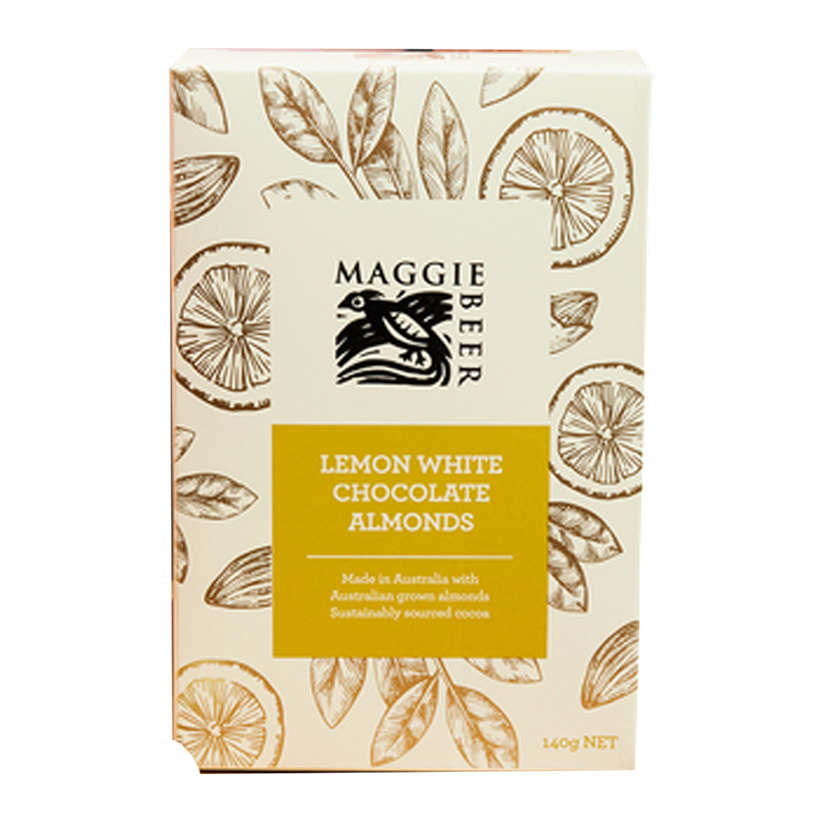 Maggie Beer Lemon White Chocolate Almonds 140g