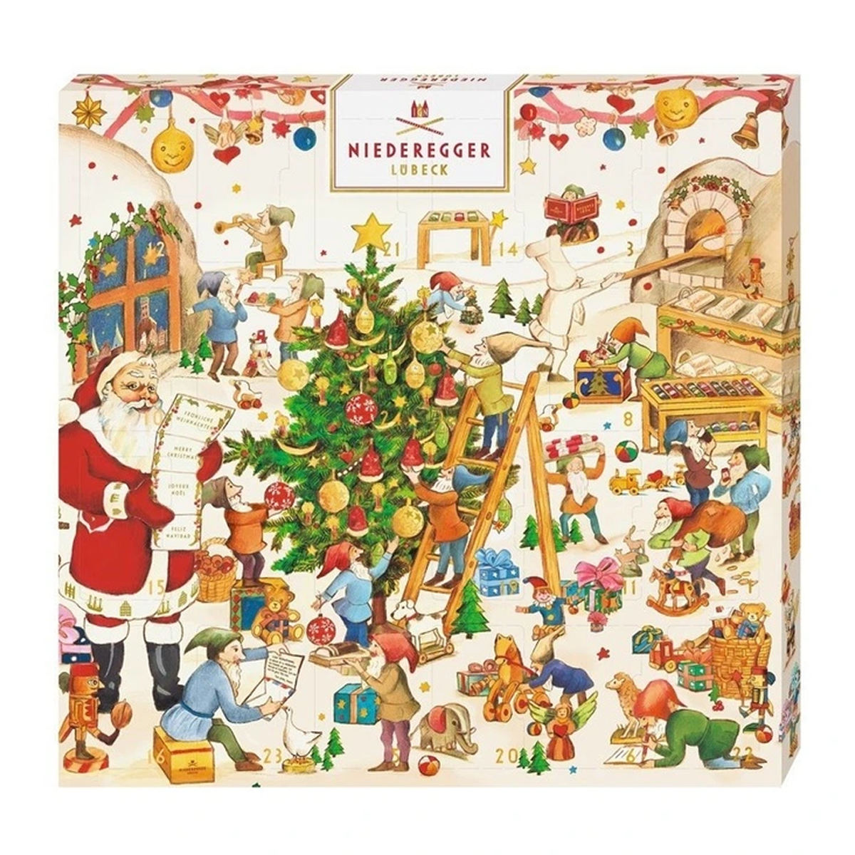 Niederegger Mini Elves Advent Calendar 168g