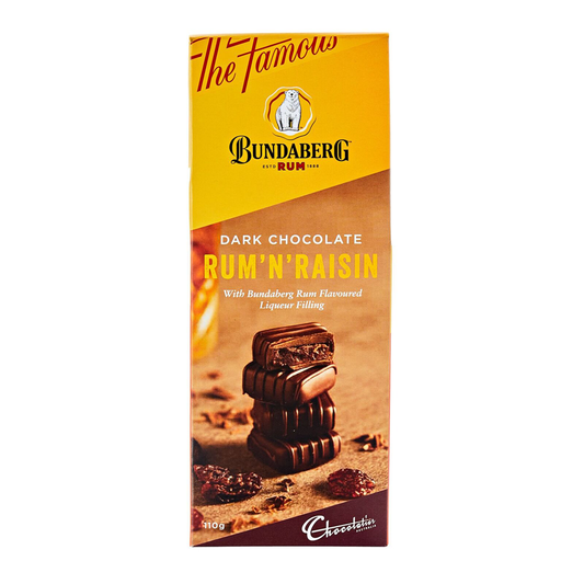 Chocolatier Bundaberg Rum Raisin 110g