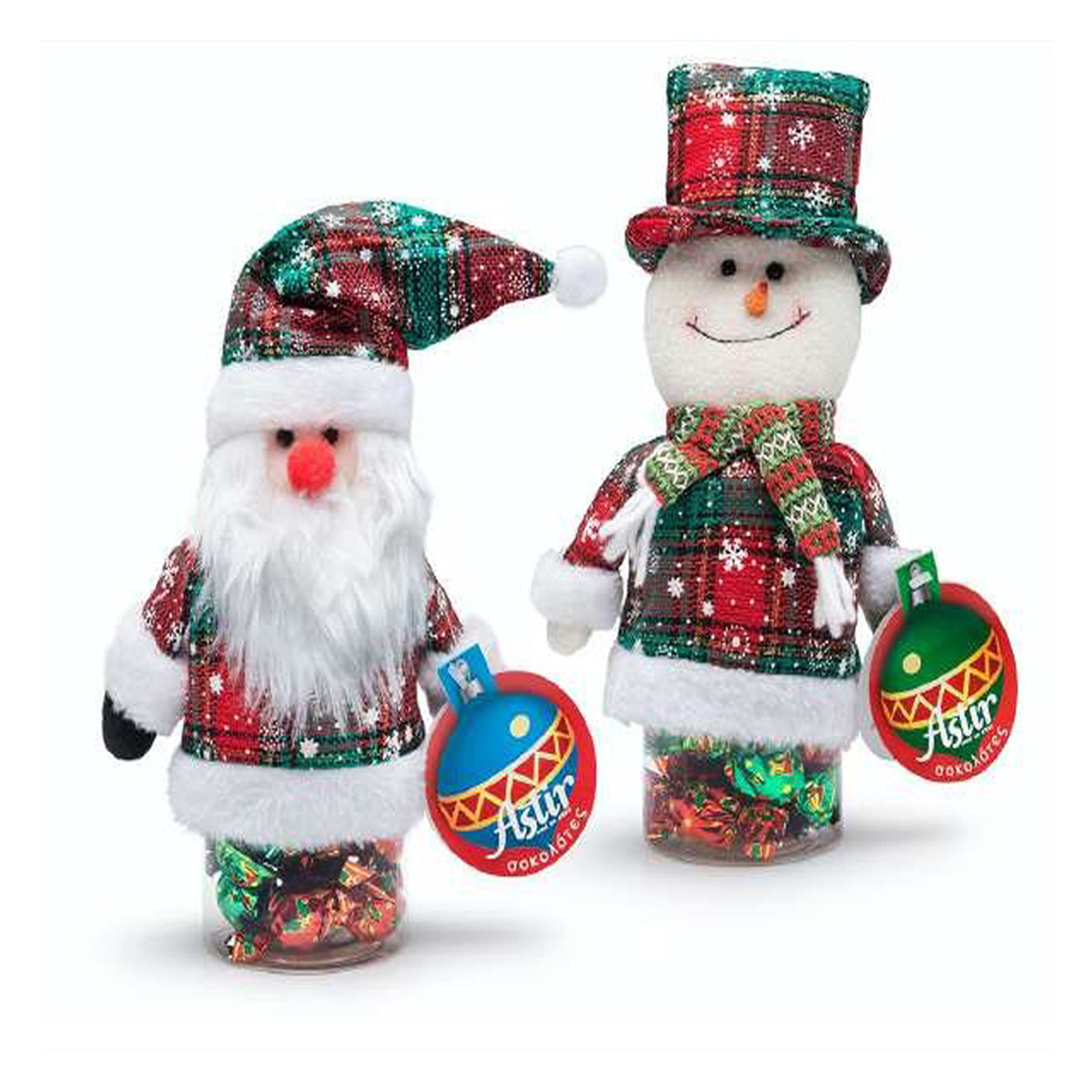 Astir Santa Snowman Jar 100g