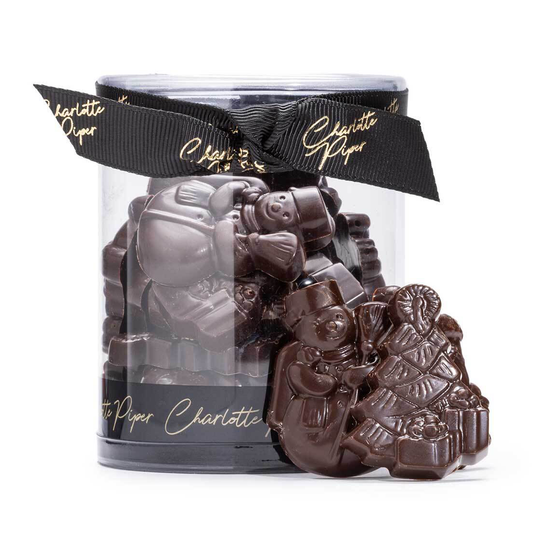 Charlotte Piper Dark Chocolate Christmas Selection 100g