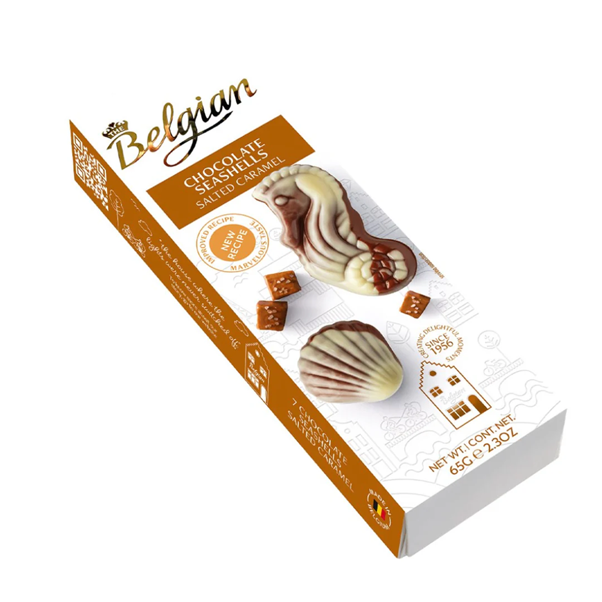 The Belgian Seashells Salted Caramel 65g