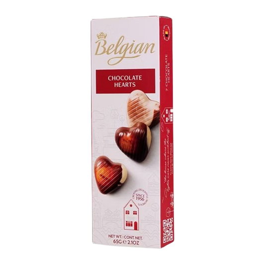 The Belgian Hearts Milk 65g