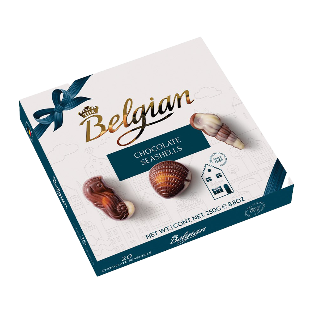 The Belgian Classic Chocolate Seashells 250g