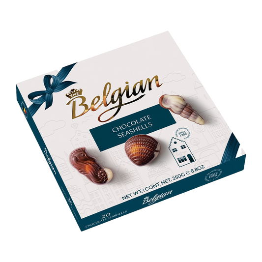 The Belgian Classic Chocolate Seashells 250g