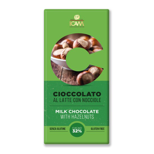 Cioccolato Milk Chocolate Block with Hazelnuts 100g