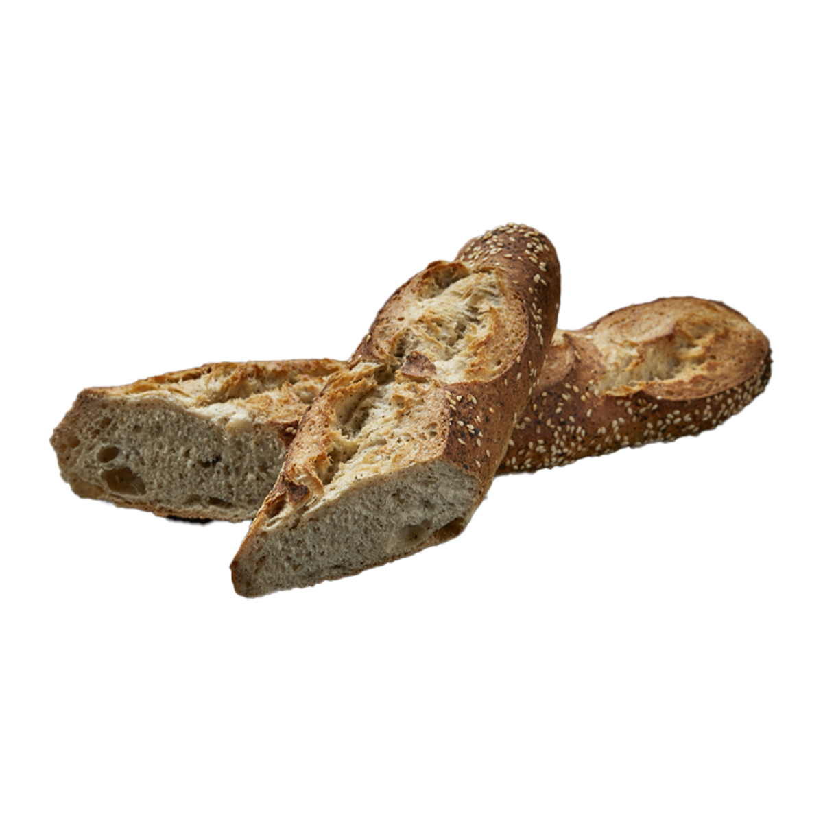 Three Mills Bakery Salt & Pepper Baguette 400g